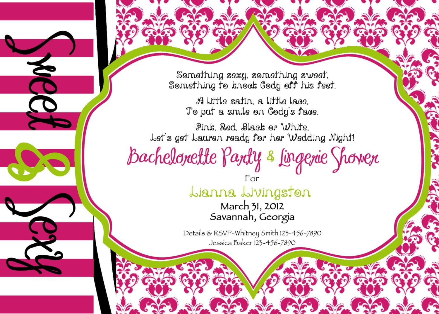 Bachelorette Party Invitation Wording â Gangcraft Net